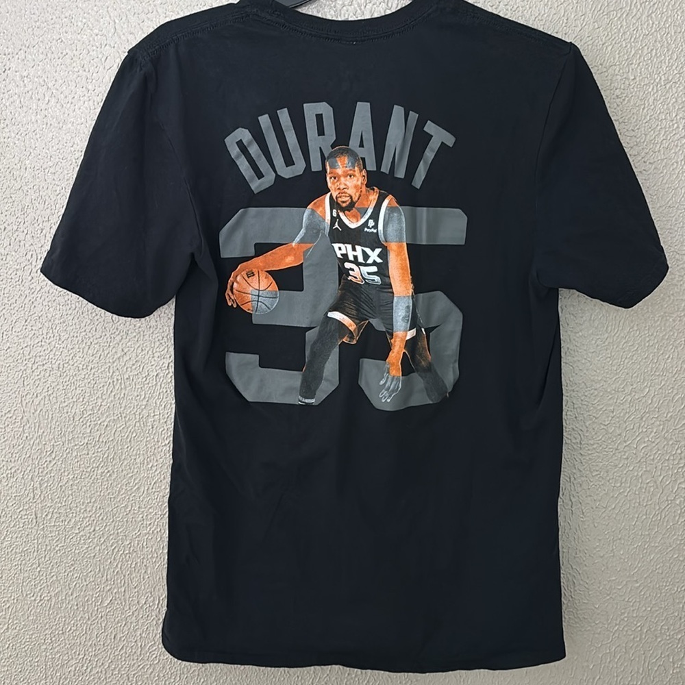 Fanatics Kevin Durant #35 Phoenix Suns Basketball TShirt Men’s Medium Black